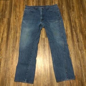Crude FR Jeans Men's 40x34 Carpenter Utility Baggy Loose High Rise Denim